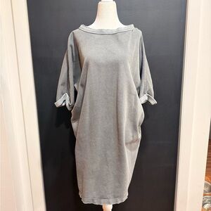 Silence + noise Grey Sweatshirt Dress - Urban Outfitters - Large